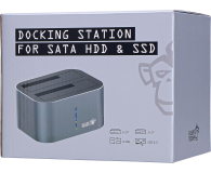 Silver Monkey Stacja dokująca 2x HDD 2.5"/3.5" - 603579 - zdjęcie 7